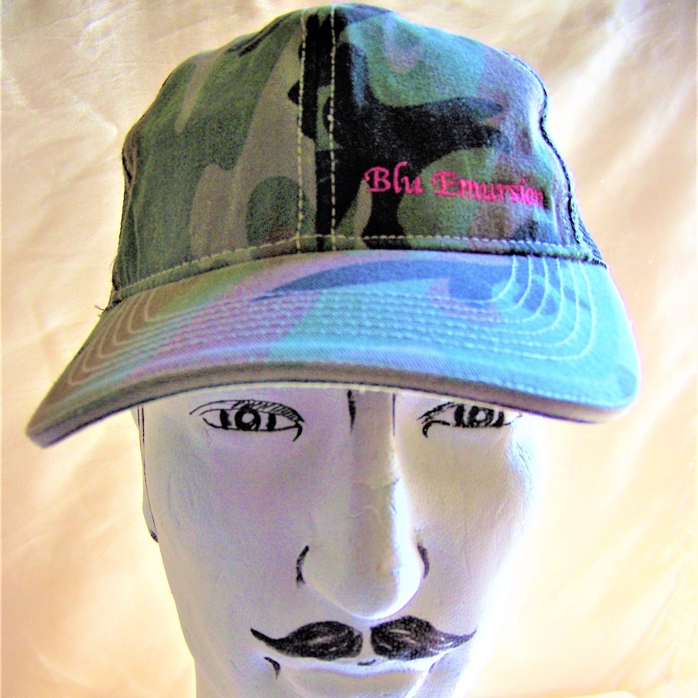 Alternative apparel camouflage cap  Blu Emursion